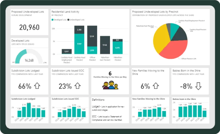 MS Power BI Dashboard
